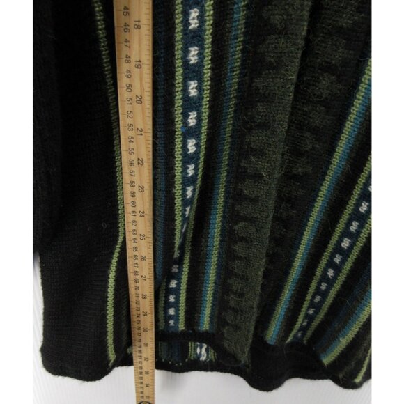 VINTAGE The Sweater Venture Medium Alpaca Cardigan Tunic Hand Knit - Picture 4 of 9